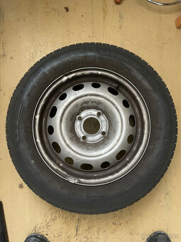 Plechové disky + letní pneu 195/65R15 - 4 ks - (Berlingo) - 5