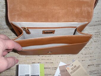 Nová značková kožená kabelka - PICARD ( s cedulkami ) - 5