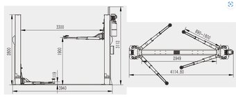 Dvousluopový elektrohydraulický zvedák L24BE - 5
