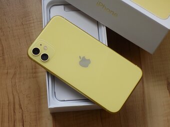 APPLE iPhone 11 64GB Yellow - ZÁRUKA - TOP STAV - 5