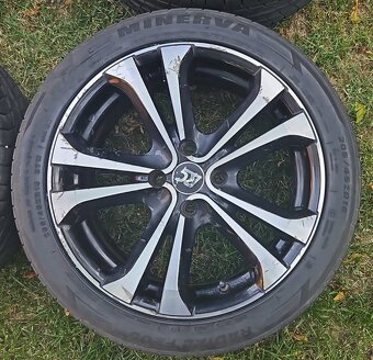 letní pneu 205/45 R16, 16" Alu kola Brock, 4x100 - 5