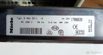 Myčka nádobí Miele G 662 SCi - 5