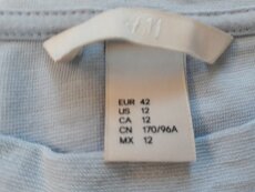 H&M Tričko s volánovými rukávy vel. 38-40 - 5