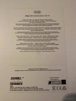 iPad 10.2 9 generace 64GB Wi-Fi - 5