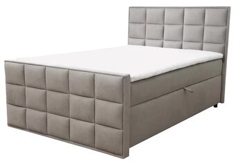 Postel s matrací VARNA šedá, 160x200 cm (SCONTO) - 5