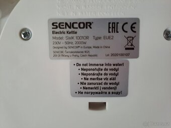Rychlovarná konvice   Sencor 1L. - 5
