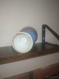 Porcelánový pohárek na čokoládu,velmi starý - 5