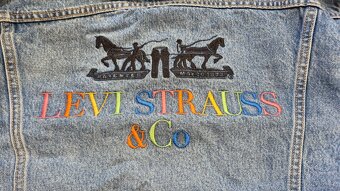 Džínová bunda originál Levis xxl - 5