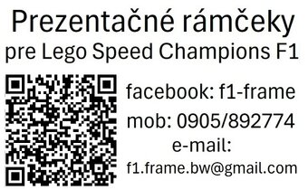 Prezentačné rámčeky pre Lego Speed Champions F1 - 5