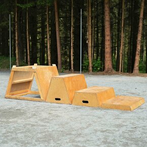 Set 4 Vault boxes, překážka na parkour (použité) - 5