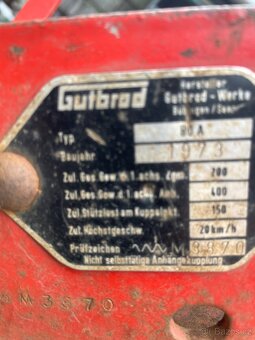 Převodovka Gutbrod T 45 A ,  Vari - Terra. Spojka 80 mm. T - 5