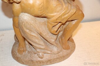 Marie soška domácí oltář Kalvárie Kristus (425G) - 5