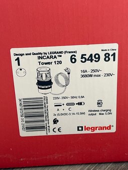 Legrand Incara zásuvkový sloupek Tower 120 s nab. telefonů - 5