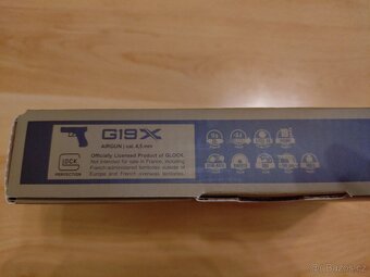 Vzduchová pistole Glock 19X, CO2, 4,5 mm, Umarex - 5