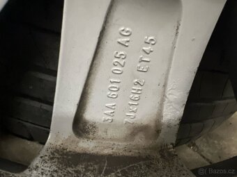 Alu kola Volkswagen Passat, pneu 205/55/16 - 5
