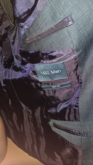 Pánské slim formální sako M&S Man/42S-L/2x58cm - 5