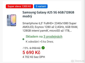 Samsung Galaxy A25 5G - 5