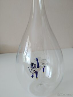PETROF- dekorativní vázička se skleněným vpichem klavírního - 5