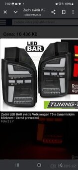 Vw T5.1 zadni full led tunning světla - 5