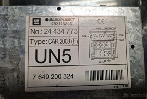 Originální autorádio Blaupunkt CAR 2003 (MC kazety) - 5