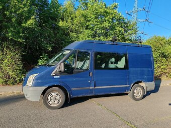 Transit T350 2.2TDCi L2H2, 6 míst, STK 6/27, klima, zahrádka - 5