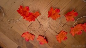 3x sada svítící lístečky / blikající LED světýlka Javor - 5