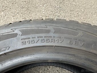 2x zimní 215/55 R17 98V zn. GOODYEAR - 5