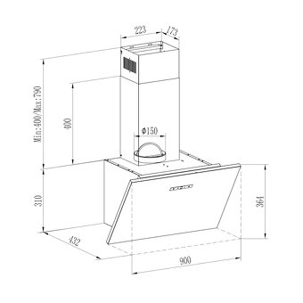 Nva digestor 90cm - 5