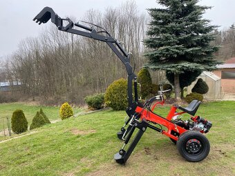 Minibagr, hydraulická svahovka - 5