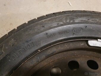 Daruji ocelovy disk s letni pneu 215/55 R16 - 5