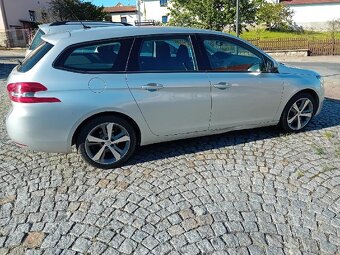 308 SW-kombi,1,6e-hdi-85kw-klima,model 2015-serviska,3x klíč - 5