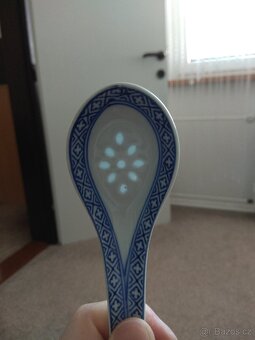 Nová sada misek z čínského porcelánu - motiv rýžové zrno - 5