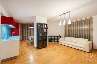 Pronájem bytu 3+kk, 94 m2, Rezidence Central Park, Praha 3 - 5