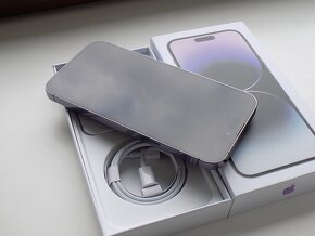 APPLE iPhone 14 Pro MAX 256GB Deep Purple-ZÁRUKA -TOP-100%ba - 5