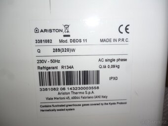 Odvlhčovač ARISTON - 11 litrů vody za den - nevyužitý - 5