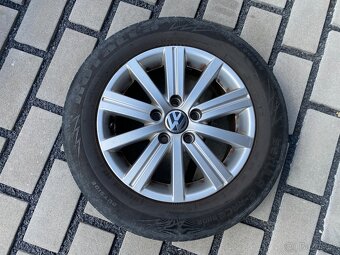 org. ALU kola Volkswagen Golf R15, pneumatiky 195/65 R15 - 5