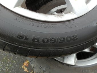 Prodám alu kola s pneu 205/60 R16 na Suzuki SX4 - 5