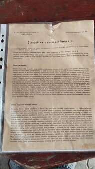 Strojek na uzavírání plechových konzerv BAX136 - 5