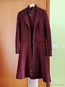 Dámský vlněný zimní kabát, velikost M/L, G.Páralová - 5