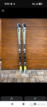 Sjezdové lyže Völkl + přeskáče a hůlky - 5