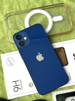🍏 Apple Iphone 12 Mini 64GB BLUE 🍎 100% baterie 🔋 - 5