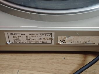 Rotel RP-820 Made in Japan - 5