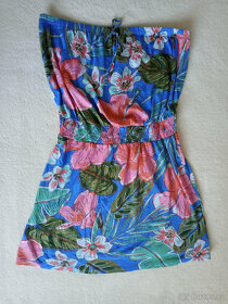 barevné, květované šaty - 5
