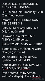 Oneplus Nord 2 5G 128GB - 5