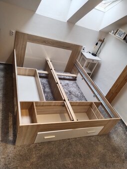 Postel 200x160 s úložným prostorem - 5