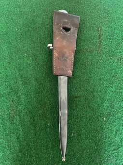 Švajčiarsky bodák Model 1889/18 s puzdrom a závesom - 5
