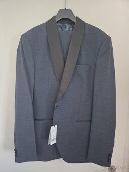 Nový smoking tmavě modrý 102 EU/42L UK - 5