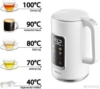 Rychlovarná konvice - s regulací teploty, SENCOR SWK 0950WH - 5