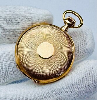 14K ZLATÉ ART DECO KAPESNÍ HODINKY - JEPTIŠKY - FUNKČNÍ - 5