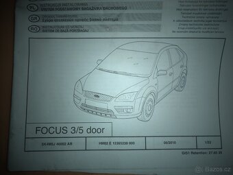 Střešní nosiče Thule na Ford Focus - 5